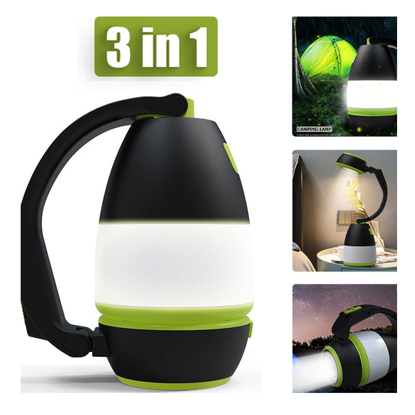 3 In1 Multifunctional Table Lamp Three In One LED Tent Lamp Car Night